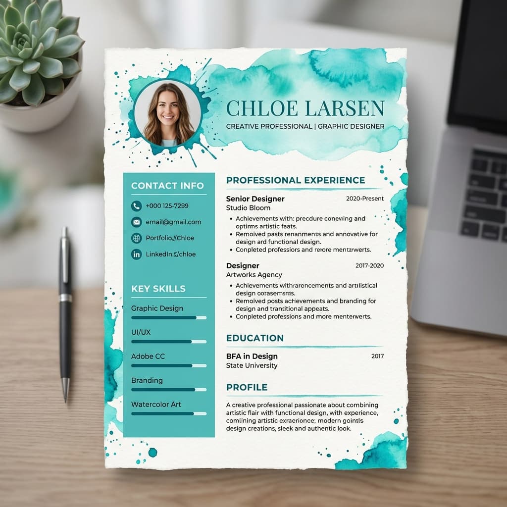 Ink Splash Template Preview